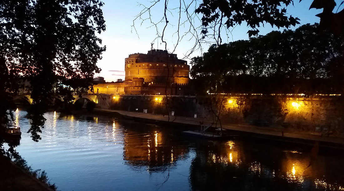 Tiber Nehri & Kutsal Melek Kalesi Roma